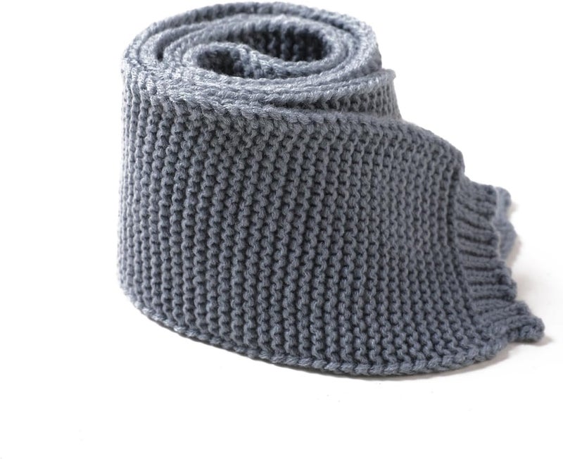 Piewag Kids Knit Scarf Toddler Winter Warm Scarves Neck Warmer Fashion Solid Color Scarf for Boys Girls - Image 3